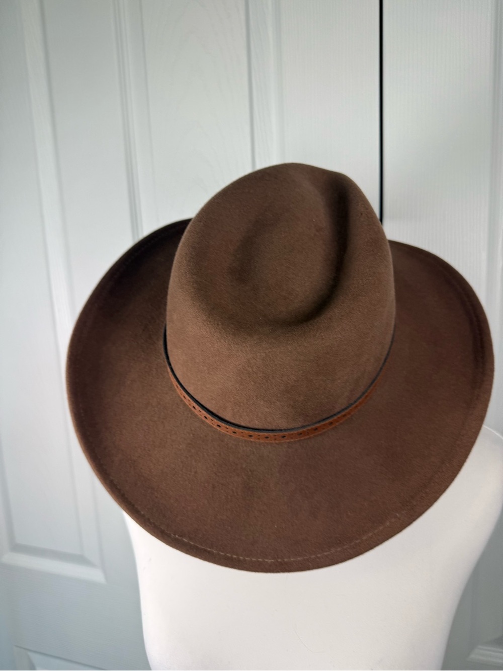 Vintage Eddy Bros Lite Felt Hat
USA Wool Felt Drifter Brown
Packable Hat